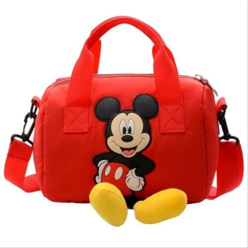Disney Minnie High capacity handbag women Canvas bag female Tote bag cartoon bag Mickey shoulder portable shopping bag