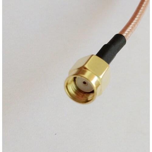 ALLISHOP 10M Coax Extension Cable RP SMA Male to SMA Female - Antenna Lead 50 ohm Shielded Silver Plated RG316D Ultra Low Loss