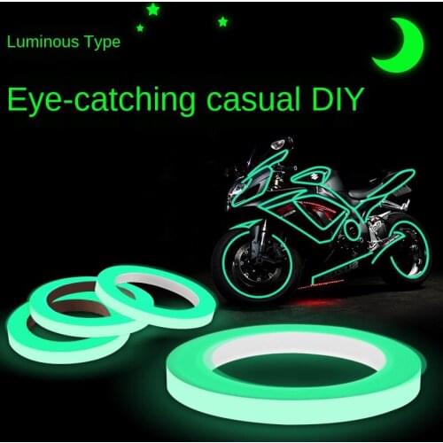 Bicycle stickers waterproof body stickers mountain bike reflective stickers motorcycle reflective strip luminous stickers