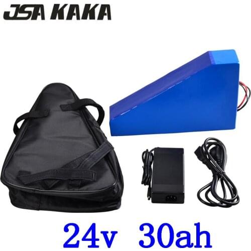 24V 350W 500W 1000W Electric Scooter Battery 24V 30AH lithium Battery 24V 30AH Electric bike battery with 50A BMS+3A charger