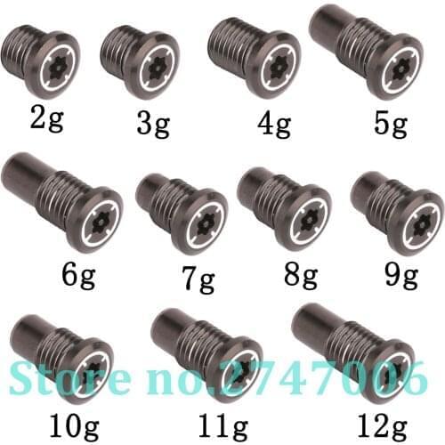 3pcs Black Golf Weights Replacement for SIM2, SIM2 MAX, M4, M6, RBZ Driver