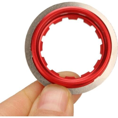 4Pcs BOLANY Protective Cassette Lockring Lightweight Corrosion Resistant Aluminum Alloy Freewheel Lock Ring for MTB Bike Supply
