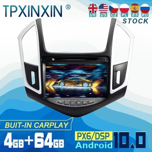 For Chevrolet Cruze 2012-2015 Android 10 Carplay Radio Player Car GPS Navigation Head Unit Car Stereo CD DVD WIFI DSP BT