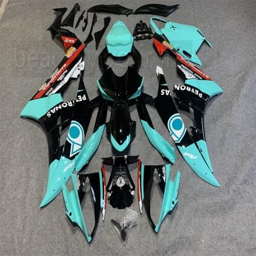 For YZF R6 2006 - 2007 Fairing Kits for YAMAHA YZFR6 07 Plastic Fairings YZF R6 06 Black Green for YZF R6 2006 - 2007