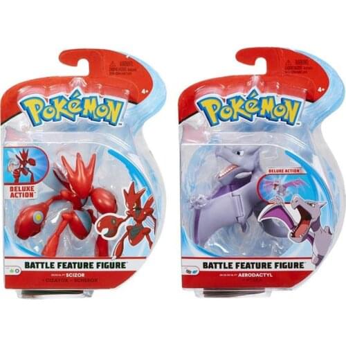2020 New Arrivals Battle Feature Figure Aerodactyl Scizor Action Figure Dolls Toy Collections Cartoon Pokemoned Figure Toys Gift