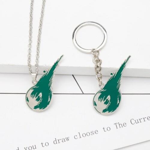 Final Fantasy Comet Meteor Chains And Necklaces Hot Game Keychain Necklace Accessories брелок для ключей цепь на шею Keyring