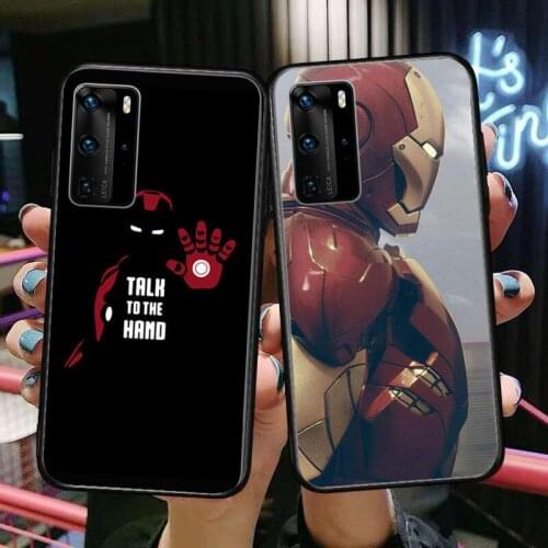 Captain marvel Clear Phone Case For Huawei Honor 20 10 9 8A 7 5T X Pro Lite 5G Black Etui Coque Hoesjes Comic Fash