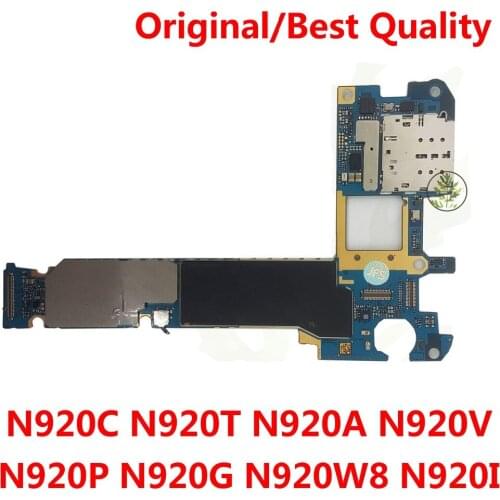 Unlocked for Samsung Galaxy Note 5 N920A N920W8 Motherboard 32GB