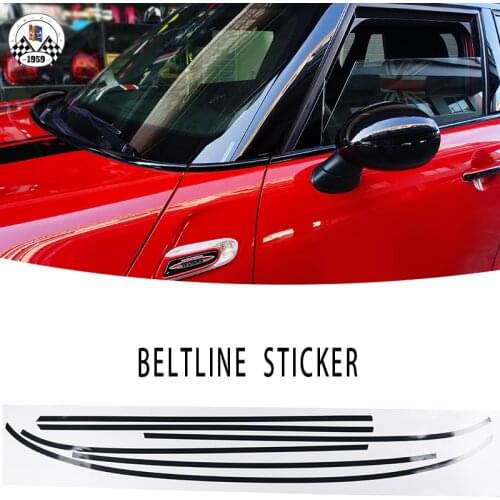 Mini Cooper S JCW Black Line Window Trim Kit Piano Gloss R56 F56 F55 R60 Beltline Need to note the car model