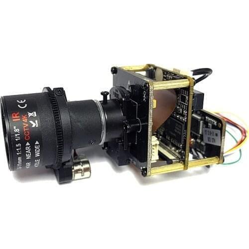 SMTSEC 8MP IP Camera Module + 3.6-11 mm Motorized Zoom lens 3516AV200+SONY IMX274 double board IP Camera SIP-E274VML-3611