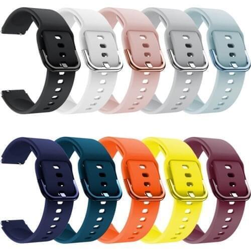 For Garmin Venu 2s Wristband 18mm Soft Silicone Strap For Garmin Vivoactive 4S 40mm Watch Bracelet Watchband Replace Accessories