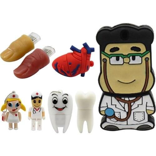 TEXT ME Cartoon 64GB cute tooth USB personality Flash Drive 4GB 8GB 16GB 32GB Pendrive USB 2.0 Usb stick