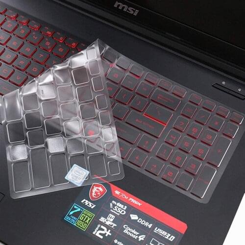Laptop Clear TPU Keyboard Protector Cover Guard for MSI GE75 GF75 GS75 GP75 GT76 GL73 GL65 GP65 GE63 GE63VR GE73 GE73VR