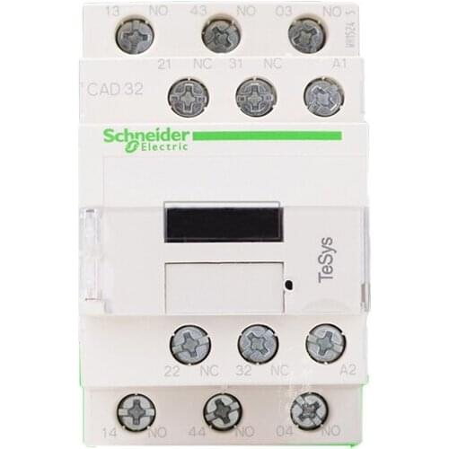 Contactor Intermediate Relay 24V 110V 220V 50 / 60Hz Three Open Two Closed CAD32B7C / F7C / M7C