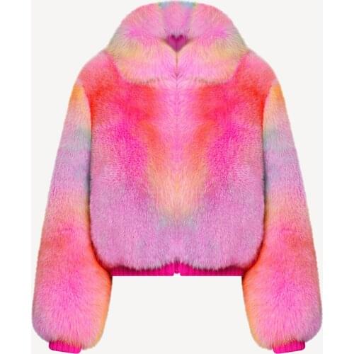 Prowow Women's Coats With Fur