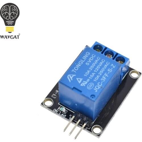 Free shipping 1 Channel 5V Relay Module for arduino 1-Channel relay KY-019 For PIC AVR DSP ARM for Arduino WAVGAT