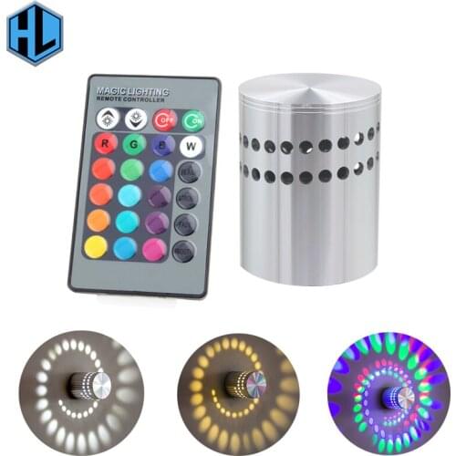 Modern LED Wall Lights 3W Industrial decoration project Lamp AC85-265V Aluminum Sconce Hotel KTV Art Background Wall Fixture