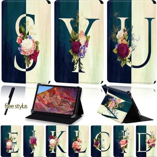 Universal PU Leather Tablet Case for Huawei MediaPad M1/M2//M3/M5/M6/8.0"/8.4"/10"/10.8" Print Pattern Tablet Four Corner Case