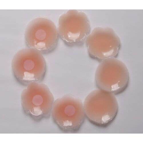 Bra Pads Reusable, Self-adhesive Silicone Invisible Milk Paste,Silicone BraSilicone Breast Paste, Small Chest Paste Breast Lift