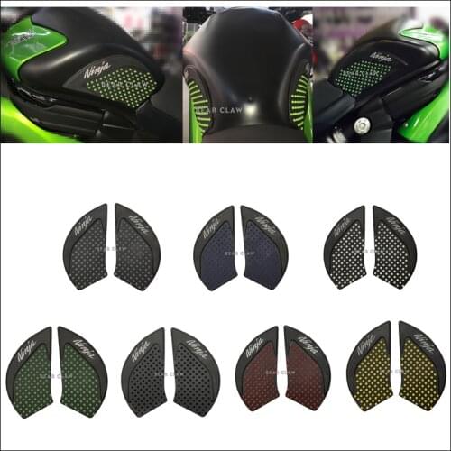 High quality Motorcycle Tank Traction Side Pad Gas Fuel Knee Grip Decal For Kawasaki NINJA 650