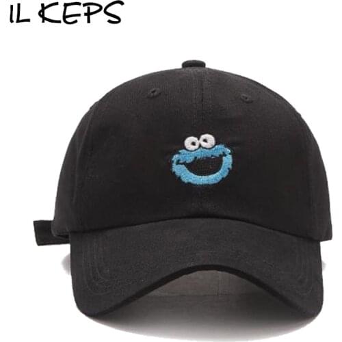 Womens Summer Hat Koreas Lovely Embroidery Mens Baseball Cap Popular Mens Cap Female Hip-Hop Caps Sunscreen Cap