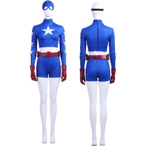 Star Womon Cosplay Costume Leading Role Courtney Whitmore Battle Clothing Halloween Party Cool Outfit