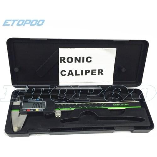 0-150mm 6 inch LCD display Stainless Steel Electronic Digital Caliper resolution 0.01mm Measuring Tool
