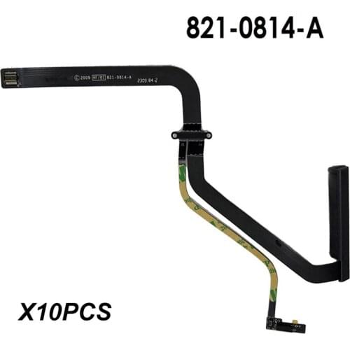 10PCS NEW Tested 821-0814-A HDD Hard Drvie Cable for 13" MacBook Pro Unibody A1278 MB990 MB991 MC374 mid 2009 2010 Year