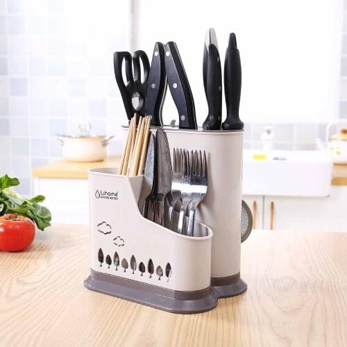 2020Hot Knife Block Knife Stand Holder Tableware Storage Box Case Chopsticks Forks Holder Kitchen Storage Rack Shelf Tools