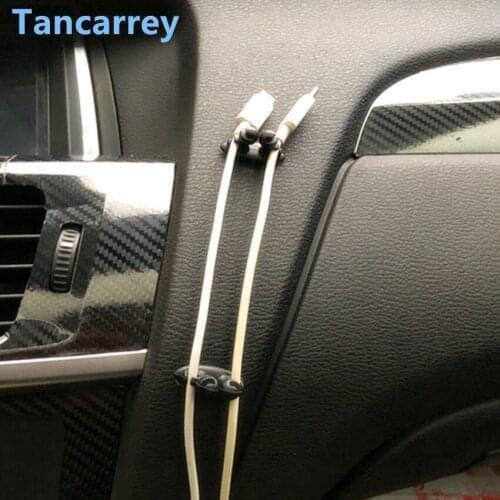 Car goods Wire Cable Tie Clip Fixer Organizer For Suzuki Swift SX4 Mitsubishi ASX Lancer Outlander Pajero Hyundai Solaris ix35