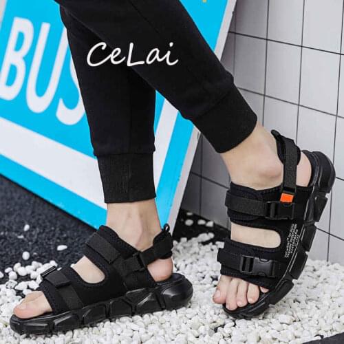 New Arrivals Summer Mens Shoes Popular Chuky Rubber Sandals Non-slip Casual Shoes Men Fashion Leisure Mens Sandals Lazy NA60