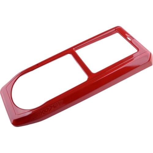 Interior Central Control Gear Shift Panel Trim Frame Car Plastic Red Fit For Toyota Tacoma 2016 2017 2018 2019 2020