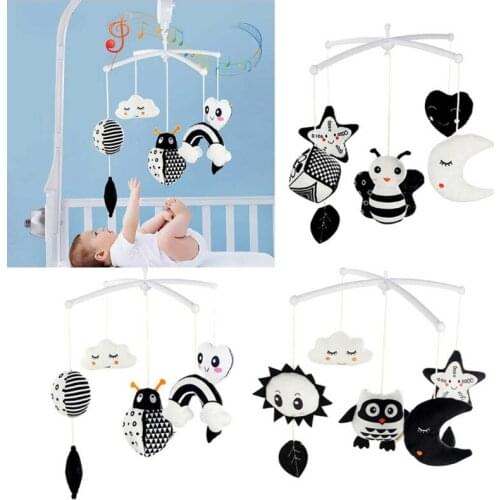 Baby Puzzle Toy Bedroom Decoration Lovely Cartoon Shaped Baby Bed Around Hanging Supplies Durable Cloth Infant Toys