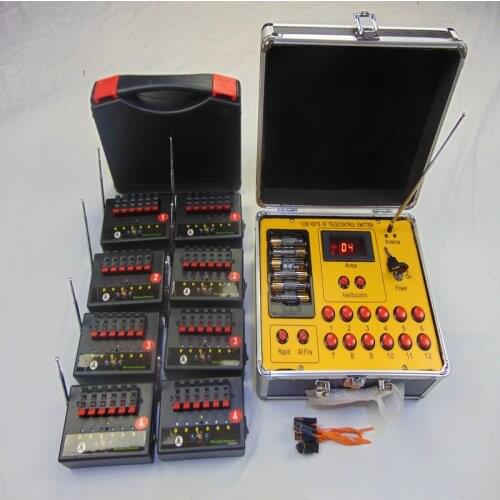 DMX 48 CUES Copper 433MHZ Special Effects Radio Connect Wire Fireworks Line Remote Wireless Control Transmitter Switch Receivers