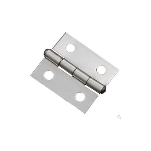 Hardware supplies 1.2 inch round corner hinge open flat gift wooden box with interior hinges accessories iron