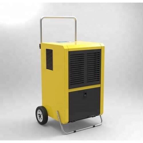 Hot Sale Metal Portable Dehumidifier With Big Wheels And Folding Handle