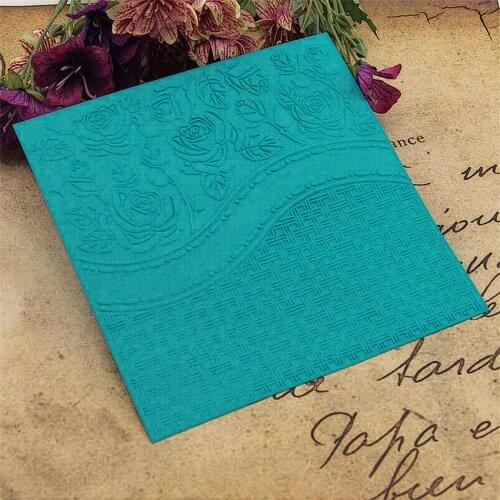 HOT plastic flower cross stitch template craft card making paper card album wedding decoration Embossing folders
