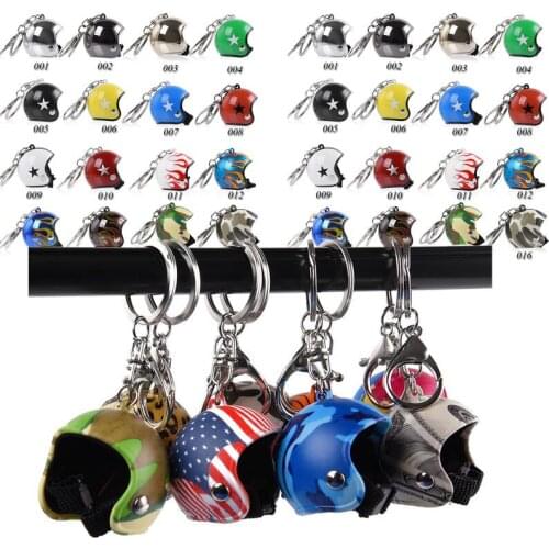 Cool Car Motorcycle Racing bike Mini Helmet Key Chain Ring keychain Keyring Men Woman Kid Xmax Christmas Gift Camouflage