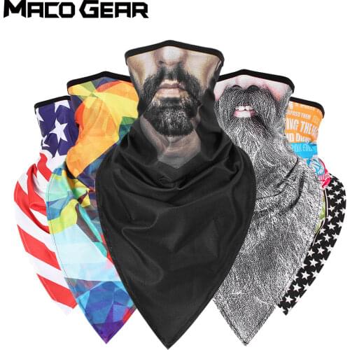 Summer Breathable Mesh Bandana Running Cycling Face Mask Hunting Skiing Bicycle Hiking Fishing Snowboard Sports Scarf Women Men