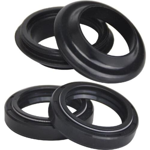 33x45x8 33x45 Motorcycle Front Fork Oil Seal With Spring & 33 45 Dust Seal Cover Lip for HONDA 125 Duke Scooter 2001