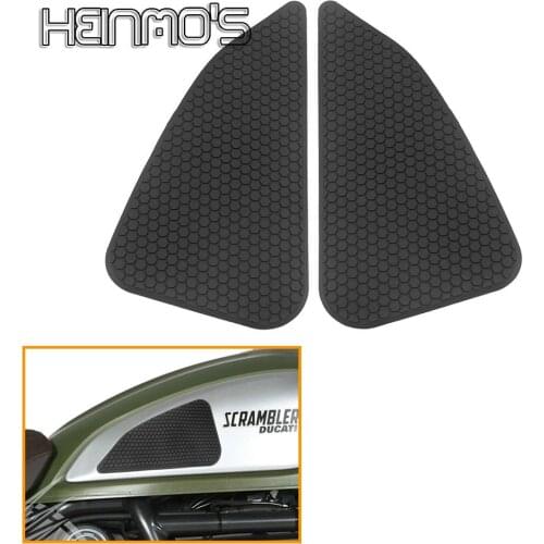 For Ducati Scrambler 800 Classic 2015 2016 Motorcycle Gas Oil Fuel Tank Sticker Non-slip Mat Palm Support Pad Decorative Parts
