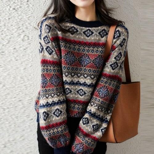 New Autumn Winter Knitted Sweater For Women Long Sleeves O-neck Sexy Loose Office 2021 Ladies Casual Pullover Sweaters Fashion