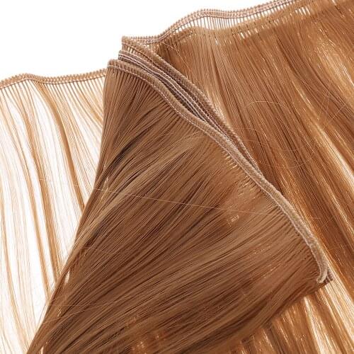 3x25x100cm DIY Straight Hair Wig for 1/3 1/4 1/6 BJD Doll Hairpiece Pattern 4