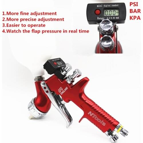 Digital Display Spray Gun /Electronic Display Spray Gun /Sprayer Gun/Air Tools/Air Spray Gun/Digital Display Pressure/Spray Gun