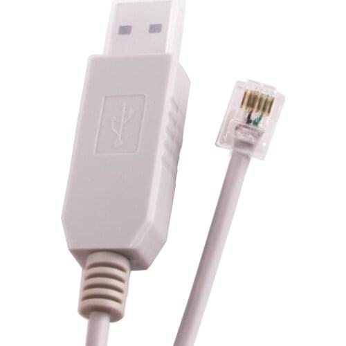 USB to RJ12 RS232 Serial Hand Control Cable For Skywatcher Telescope AZT-GTI Mount Support EQMOD ASCOM Software