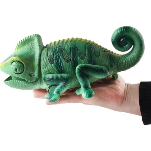 Remote Control Chameleon Toy Realistic Animal Infrared RC Chameleon Fake Chameleon Toys Electric Toys Party Favors Party Supply