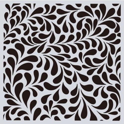 15*15 Leaves Layering Stencils for Diy scrapbook/photo album Decorative Embossing Painting Drawing stencil,home decor