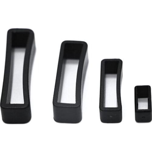 20pcs Plastic Belt Keeper D Shape Belt Strap Loop Ring Buckle Parts for Leather Craft Bag Strap Belt 10-50mm