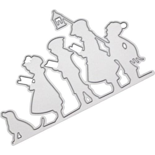 2020 Children Reading Metal Cutting Dies Stencil Scrapbooking DIY Album Stamp Paper