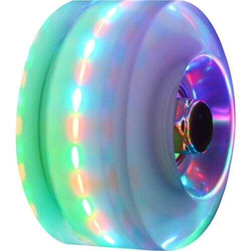 4pcs/Lot Pu Rubber Skate Wheel 58x32mm Lashing Roller Skates Wheel Led Sliding Skating Wheel Sethnic With Led Flash Lights